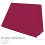Cardstock "Struktur" 12"x12"  200g/m² (30,5 x 30,5cm) in struktur brombeere