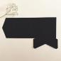 Preview: Pocketfold-Karte Quadrat (15x15) Recycling-Karton "Recycling Schwarz" Exklusiv Line