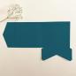 Preview: Pocketfold-Karte Quadrat (15x15) Premium-Karton "Tiefseeblau" Exklusiv Line