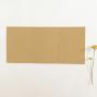 Preview: Pocketfold-Karte B6 Tripple Recycling "Kraft Sand" Basic Line