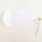 Preview: Pocketfold-Karte B6 seitlich Premium-Karton "Weiss" Basic Line