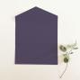 Preview: Pocketfold-Karte DIN Lang Premium-Karton "Aubergine" Basic Line