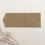 Preview: Pocketfold-Karte Quadrat (15x15) Premium-Karton "Recycling Natur" Exklusiv Line