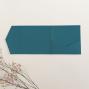 Preview: Pocketfold-Karte Quadrat (15x15) Premium-Karton "Tiefseeblau" Exklusiv Line