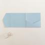 Preview: Pocketfold-Karte Quadrat (15x15) Struktur-Karton "Struktur Puderblau" Exklusiv Line