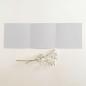 Trippel-Pocketfold-Karte quadratisch (15x15) Premium-Karton "Lichtgrau" Basic Line