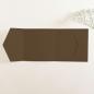 Pocketfold-Karte Quer-Format quadratisch (15x15) Premium-Karton "Braun" Basic Line