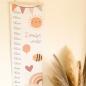 Preview: Messleiste "Boho" | Messlatte | Geschenkidee | Personalisiertes Geschenk | Kinderzimmerdeko