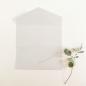 Pocketfold-Karte DIN Lang Recycling-Karton "Wollweiss" Basic Line