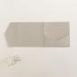 Pocketfold-Karte Quadrat (15x15) Recycling-Karton "Kakao 15%" Exklusiv Line