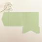 Preview: Pocketfold-Karte Quadrat (15x15) Recycling-Karton "Recycling Kiwi" Exklusiv Line