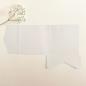 Preview: Pocketfold-Karte Quadrat (15x15) Recycling-Karton "Wollweiss" Exklusiv Line