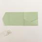 Pocketfold-Karte Quadrat (15x15) Recycling-Karton "Recycling Kiwi" Exklusiv Line