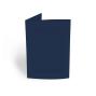 Passepartoutkarte rechteck 3-Fach DIN A6 in nachtblau