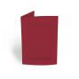 Passepartoutkarte rechteck 3-Fach DIN A6 in weinrot