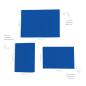 Preview: Faltkarte mit Briefumschlag DIN B6 in royalblau