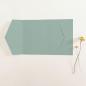 Pocketfold-Karte B6 seitlich Premium-Karton "Eukalyptus" Basic Line