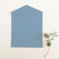 Pocketfold-Karte DIN Lang Premium-Karton "Graublau" Basic Line