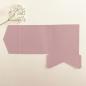 Preview: Pocketfold-Karte Quadrat (15x15) Premium-Karton "Altrosa" Exklusiv Line