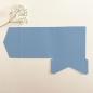 Preview: Pocketfold-Karte Quadrat (15x15) Premium-Karton "Graublau" Exklusiv Line