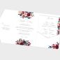 Preview: Pocketfold Einladung "Merlot und Navy" B6