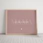 Preview: Spruchposter "Mama Rosa" quer | Geschenkidee | Personalisiert  | Muttertag | Wanddeko