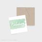 Preview: Backing-Card "Watercolor-Brush | Pistazie" Quadrat 14x14