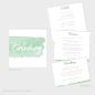 Preview: Backing-Card "Watercolor-Brush | Pistazie" Quadrat 14x14