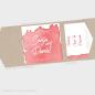 Preview: Einlegekarten-Bundle "Watercolor-Brush | Rot" Quadrat