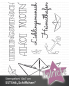 Preview: Kulricke Stempelset "Schiffchen" Clear Stamp Motiv-Stempel