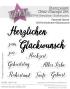 Preview: Kulricke Stempel "Herzlichen Glückwunsch" Clear Stamp