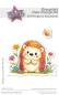 Preview: Kulricke Stempelset "Igel im Blumenbeet"  A7 Clear Stamp