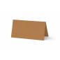 Tischkarte - Platzkarte 9 x 5 cm 220g/m² in kraft braun