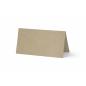 Tischkarte - Platzkarte 9 x 5 cm 220g/m² in kraft grau