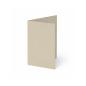 Trippelkarte - Leporello 250g/m² DIN A6 3-Fach in recycling kakao