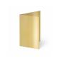 Trippelkarte - Leporello 250g/m² DIN A6 3-Fach in metallic gold