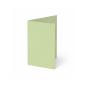 Trippelkarte - Leporello 250g/m² DIN A6 3-Fach in recycling kiwi