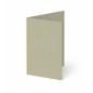 Trippelkarte - Leporello 220g/m² DIN B6 3-Fach in kraft moosgrau