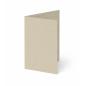 Preview: Trippelkarte - Leporello 250g/m² DIN B6 3-Fach in recycling kakao