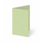 Trippelkarte - Leporello 250g/m² DIN B6 3-Fach in recycling kiwi