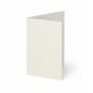 Trippelkarte - Leporello 250g/m² DIN B6 3-Fach in natur wollweiss