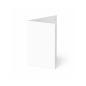 Trippelkarte - Leporello 240g/m² DIN A6 3-Fach in weiss