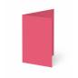 Trippelkarte - Leporello 240g/m² DIN B6 3-Fach in fuchsia