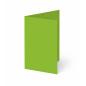 Trippelkarte - Leporello 240g/m² DIN B6 3-Fach in grasgrün