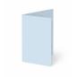Trippelkarte - Leporello 240g/m² DIN B6 3-Fach in hellblau