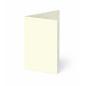 Trippelkarte - Leporello 240g/m² DIN B6 3-Fach in hellcreme