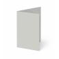 Trippelkarte - Leporello 220g/m² DIN B6 3-Fach in seidengrau