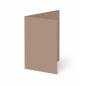Trippelkarte - Leporello 220g/m² DIN B6 3-Fach in taupe