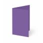 Trippelkarte - Leporello 240g/m² DIN B6 3-Fach in violett