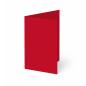 Trippelkarte - Leporello 240g/m² DIN B6 3-Fach in weihnachtsrot